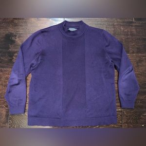 Men’s Delta Air Lines Employee Plum Uniform Sweater- Size Large (42-44)